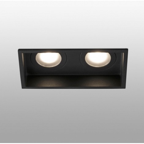 FARO HYDE SQ 2L IP44 Empotrable Negro