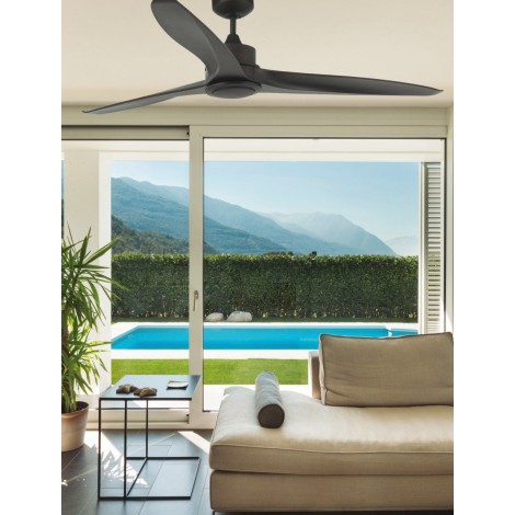 FARO TONIC L DC LED Ventilador marron