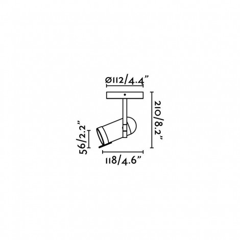 FARO ORLEANS Foco Orientable Cromo