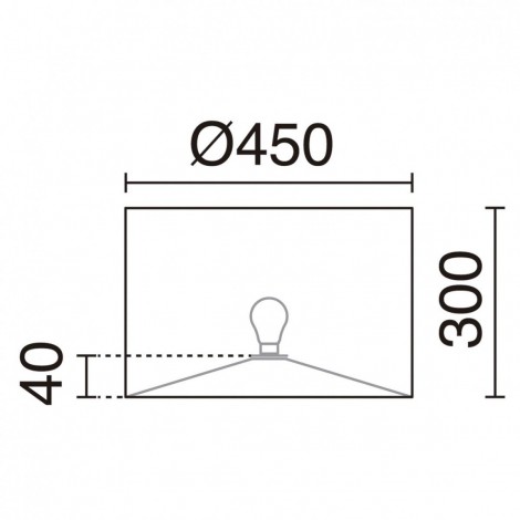 EXO LIGHTING AMSTERDAM Pantalla blanco Ø450