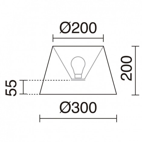 EXO LIGHTING FIRENZE/EDA Pantalla sobremesa beige