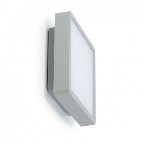 DOPO BLERA SQUARE LED plafón gris 15W