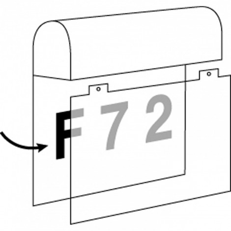 DOPO NUMBER LED aplique blanco 6W