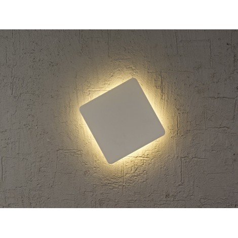 MANTRA BORA BORA aplique blanco led 6W cuadrado