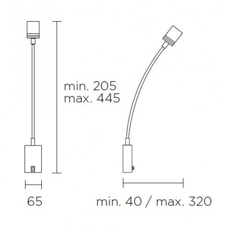 LEDSC4 BOOK Aplique Lector Cromo