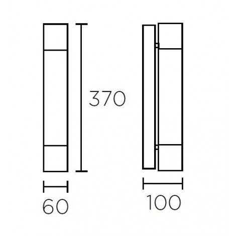 LEDSC4 DRESDE 37 Aplique de baño cromo