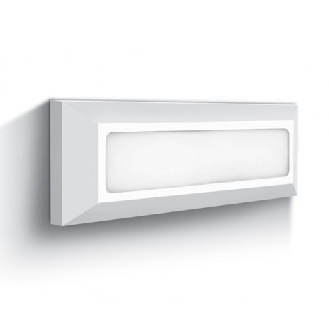 ONE LIGHT Aplique rectangular blanco LED 3,5W