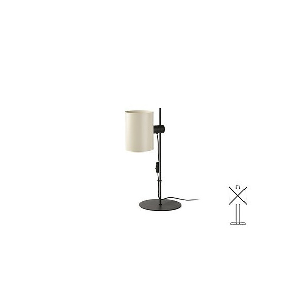 LUPE SOBREMESA NEGRO 1XE27