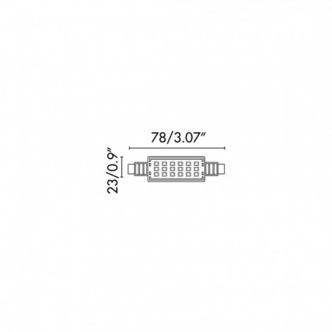 FARO BOMBILLA LED JP78MM R7S 7W 4000K