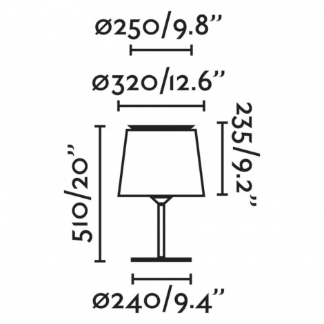 FARO SAVOY Lámpara sobremesa blanca/blanca