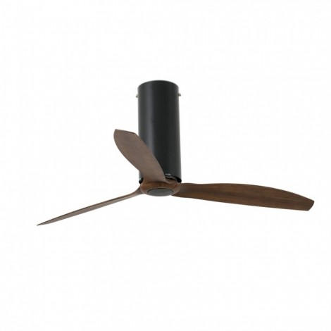 FARO TUBE FAN M DC Ventilador negro mate/madera