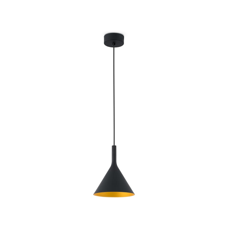 PAM-P COLGANTE NEGRO/ORO LED 11W 3000K