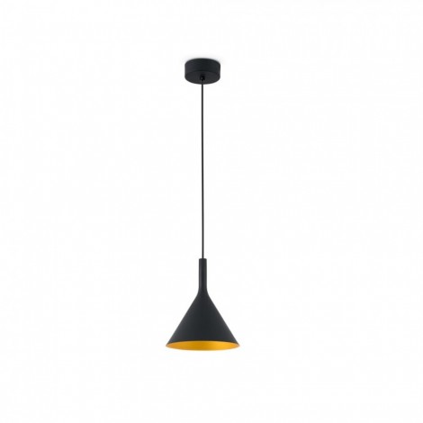 PAM-P COLGANTE NEGRO/ORO LED 11W 3000K