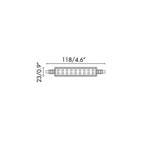 FARO BOMBILLA LED JP118MM R7S 12W 4000K