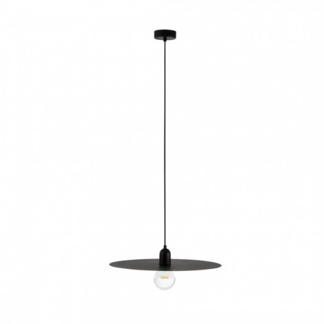 PLAT COLGANTE NEGRO E27 60W