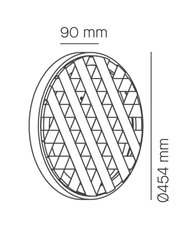 MILAN LOOM 454 Aplique Cintado Visón