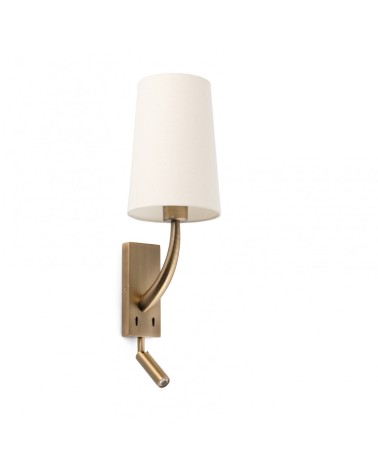 FARO REM Aplique lectura oro-beige