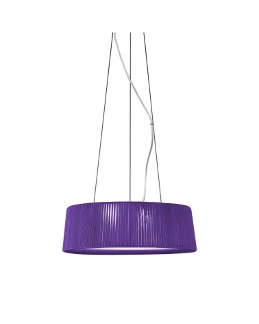 OLE LIGHTING DRUM Lámpara colgante cuerda Ø60cm