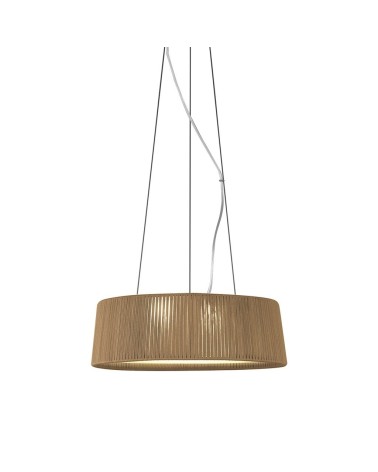 OLE LIGHTING DRUM Lámpara colgante cuerda Ø60cm
