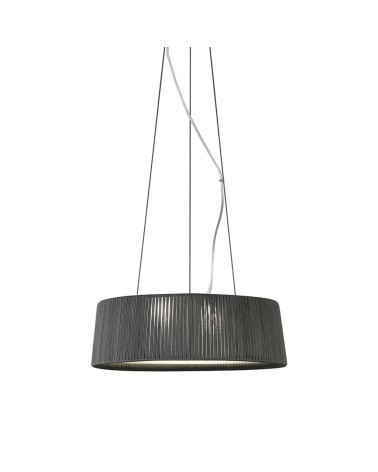 OLE LIGHTING DRUM Lámpara colgante cuerda Ø60cm