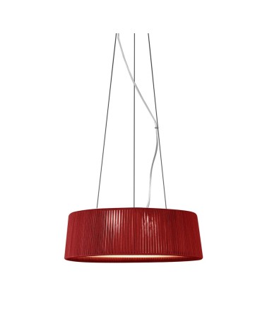 OLE LIGHTING DRUM Lámpara colgante cuerda Ø60cm