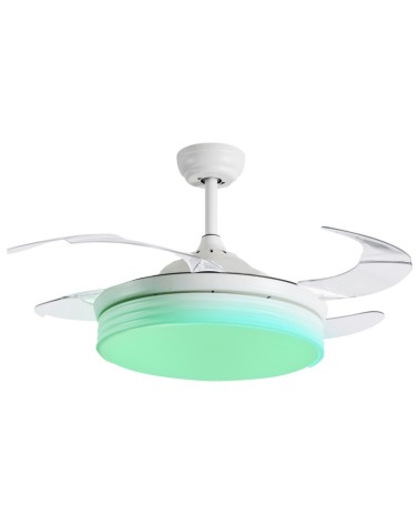 SULION BOMBAY PARTY LED Ventilador de techo blanco