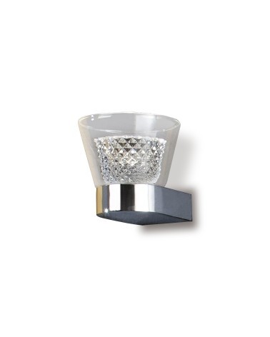 SCHULLER LUCÍA Aplique cromo/cristal led 5W