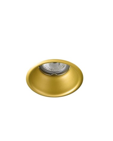 LEDSC4 DOME Empotrable de techo oro Ø90mm